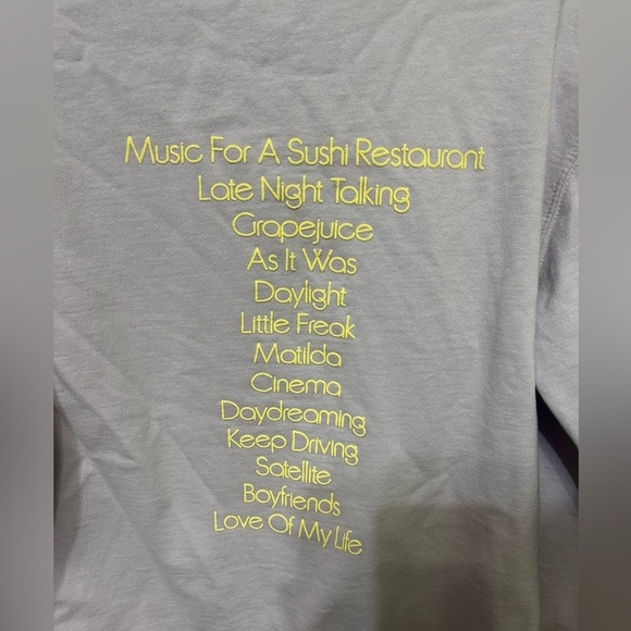 Harry Styles Merch Harrys House Lavender Love on Tour Sweatshirt Size Medium - Picture 3 of 4